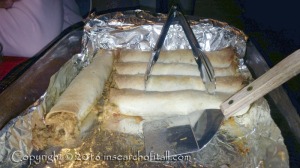Baked taquitos were scrumptious and healthy. I brought some home for TS and his sister to try. Yummm!