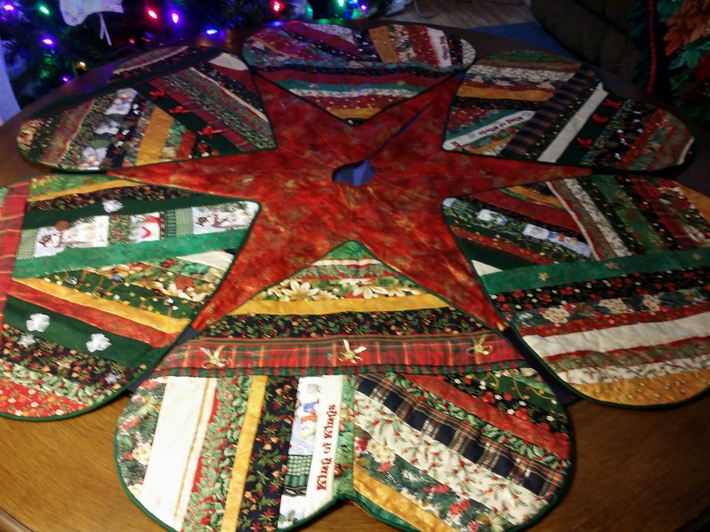 The whole tree skirt